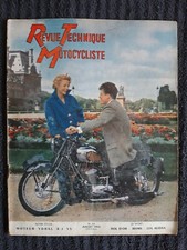 (323B) Revue technique motocycliste 1954, Moteur YDRAL A J 55, AUDAX 54...