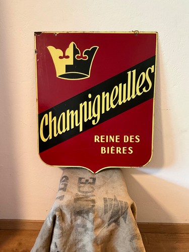 Plaque émaillée ancienne - émaillée,