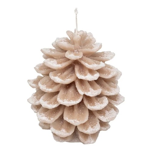 Bougie déco pomme pin - déco, pin"