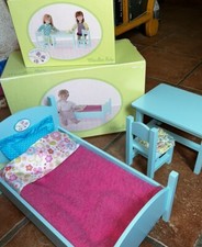 Moulin Roty doll Lot Meubles Lit Table Ma Poupee Ultra Rare