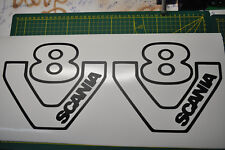 2x STICKERS SCANIA  camion