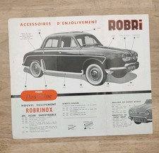 Feuillet Publicitaire D Époque Renault dauphine