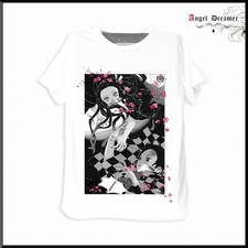 Tee-shirt Demon Slayer Tanjiro et Nezuko Sakura Cosplay Mixte Enfant Manga animé