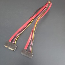 Câble SATA 22 Broches 7 + 15 Mâle Vers Femelle Extension 45cm