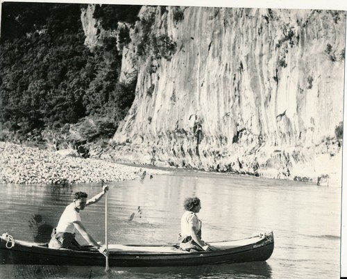 Canoë 1950 bois - c.,