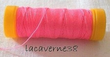 Bobine de fil cordonnet rose