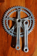 Pédalier double Motobécane 52-42 - 170 mm - 14x125