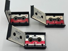 3X Sony+Nati. Microcassette
