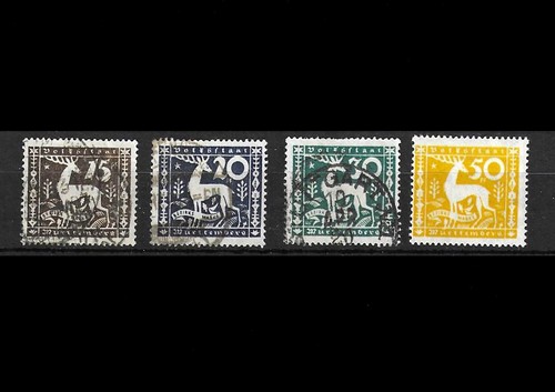 Timbres wurtemberg 1920 - timbres,