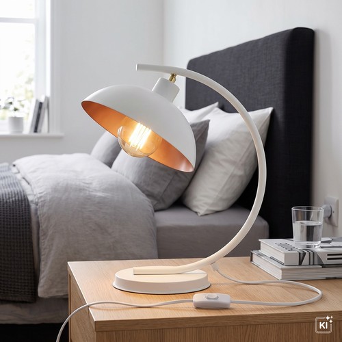 Lampe table blanche e27 40 - e27,