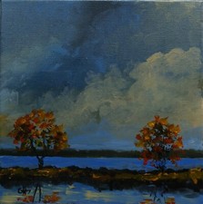 huile au couteau  " LES FAUX