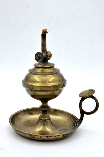 Ancienne lampe huile en - lampe, à