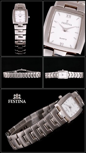 Montre femme festina acier - montre,