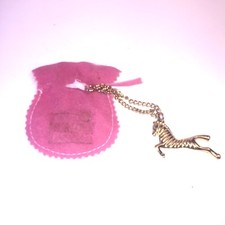 Bracelet Chaîne Breloque  Zèbre  Antica  Murrina Métal Doré