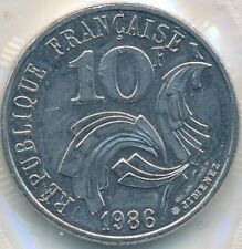 Pièce - Monnaie de France - 10 Francs Jimenez 1986 - République Française