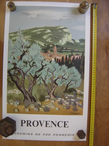 Affiche 1967 chemins fer - affiche,