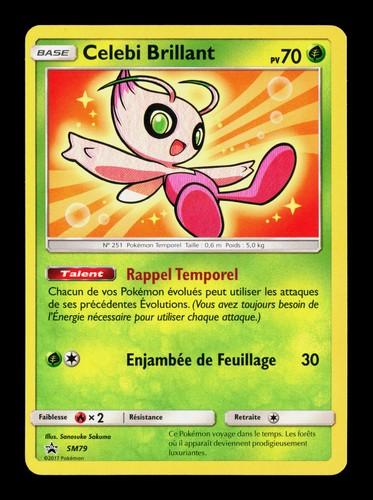 Carte pokémon celebi - carte,