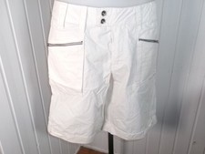 Bermuda short coton/nylon blanc cassé Helly Hansen W32 42 poche zip logo imprimé