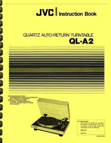 Jvc turntable in 1 - jvc, ql-a2