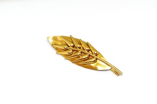 Broche épi blé - blé, dorée