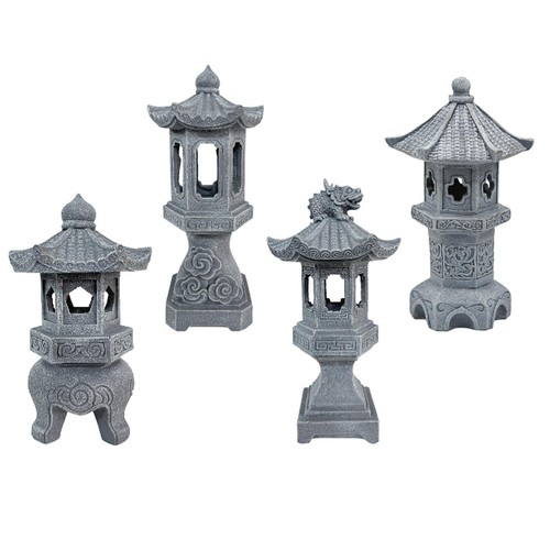 Lanterne pagode solaire avec