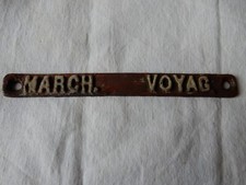 Plaque wagon train sncf - de,