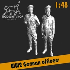1/48 - Figurines WW2 Officiers Allemands by modelkit.fr