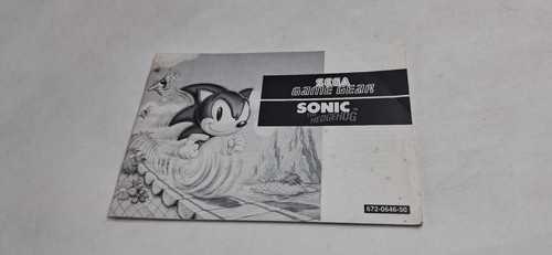 Notice jeu sega game - notice,