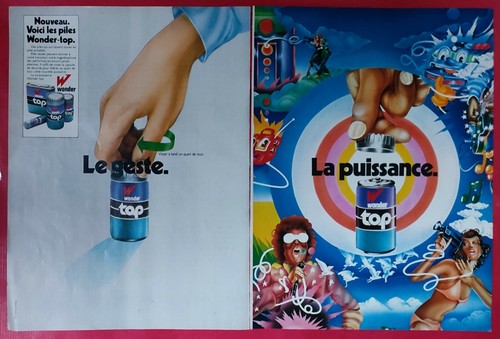 Publicité presse pile wonder - publicité,