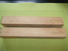 Bois de chene ébénisterie 2 carrelets tournage coutellerie maquette