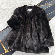 Manteau fourrure cisaillée GLAMA MINK AMERICAN ULTRA doux tanné taille L...
