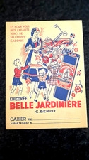 JOLI PROTÈGE-CAHIER CHICORÉE BELLE JARDINIÈRE BERIOT , POUR VOS ENFANTS...