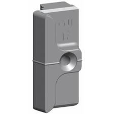 Gâche de galet E-18108-00-0-7 pour menuiserie en PVC FERCO