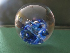 BOULE PRESSE PAPIER  CRISTAL