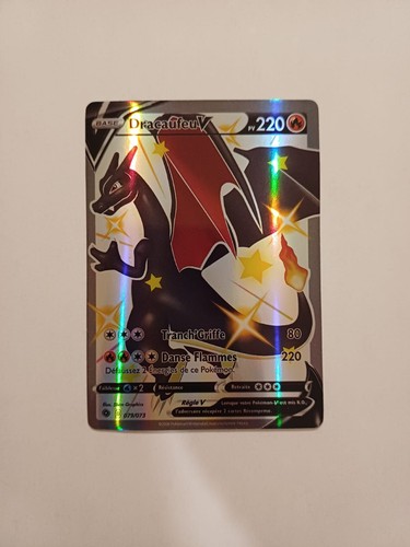 Carte pokémon dracaufeu shiny - carte,