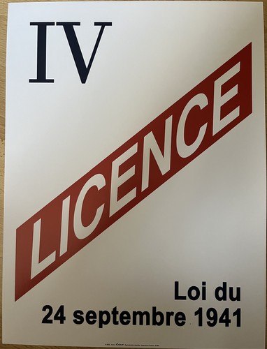 Licence affiche - licence,