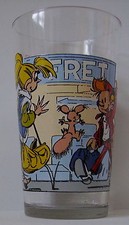Verre à moutarde SPIROU LONG DRINK 1994 DUPUIS TF1 AMORA N°6.VM680