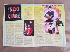 Indochine Nicola Sirkis interview Clipping coupure de Presse 1990 le baiser Cool
