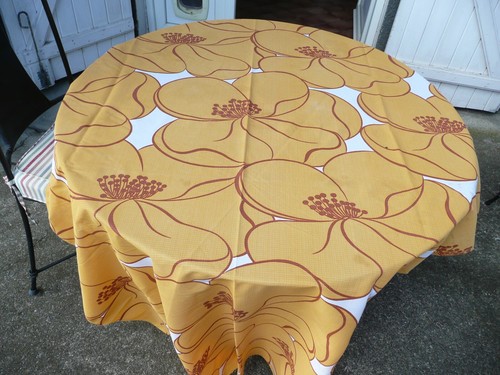 Tissu vintage des années 70 - tissu,