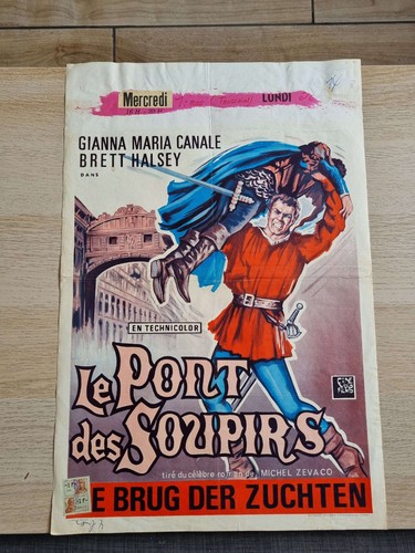 Affiche ancienne cinéma - , belge