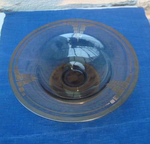 V73 coupe verre soufflé fumé - coupe,