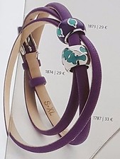 Bracelet violet +2 breloques Energetix 