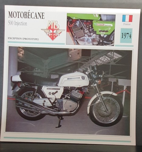 Carte moto motobecane 500 - carte,