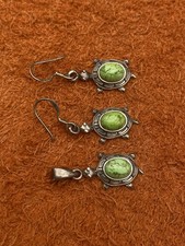 Parure boucles d'oreilles et