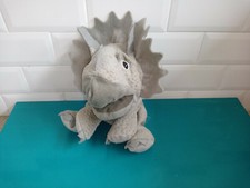 22.05.08.1 Peluche Marionnette Tricératops Jurassic World 22cm dinosaure park 