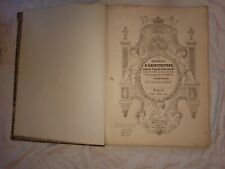 ANCIEN LIVRE ATLAS DES ORDRES D'ARCHITECTURE D'APRES VIGNOLE PALLADIO DATE 1845
