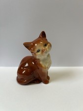 Figurine Chat roux en