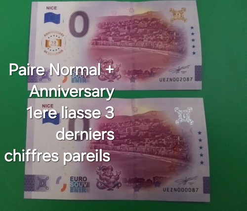 Billet zero euro souvenir - billet,