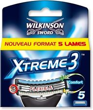 WILKINSON Sword XTREME3 Pack 5 lames de rasoir Comfort HOMME Lot XTREME 3 Flex*