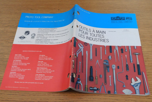 1980 catalogue proto tools - proto,